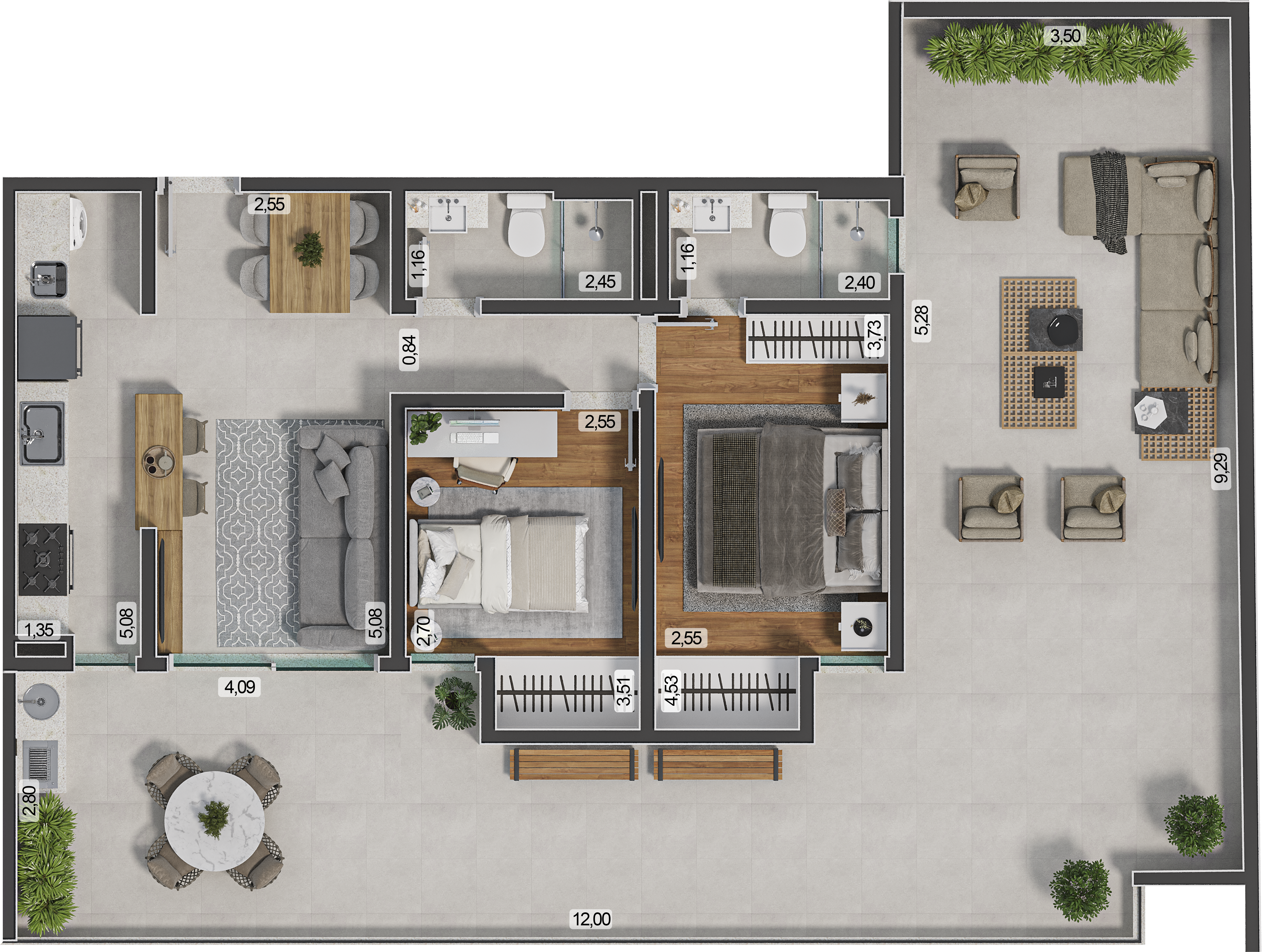 Planta -  - Viviane Campos