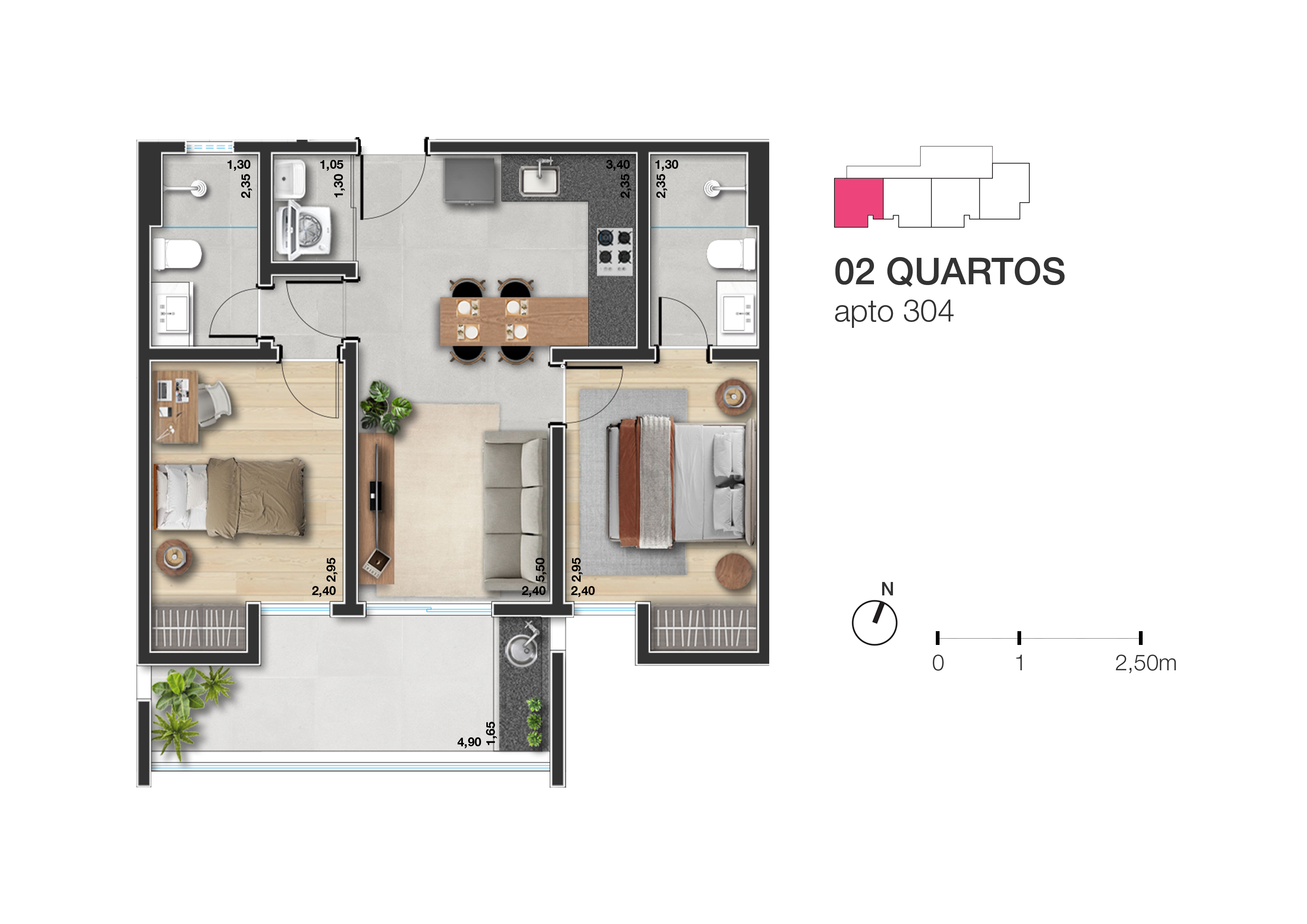 Planta -  - Viviane Campos