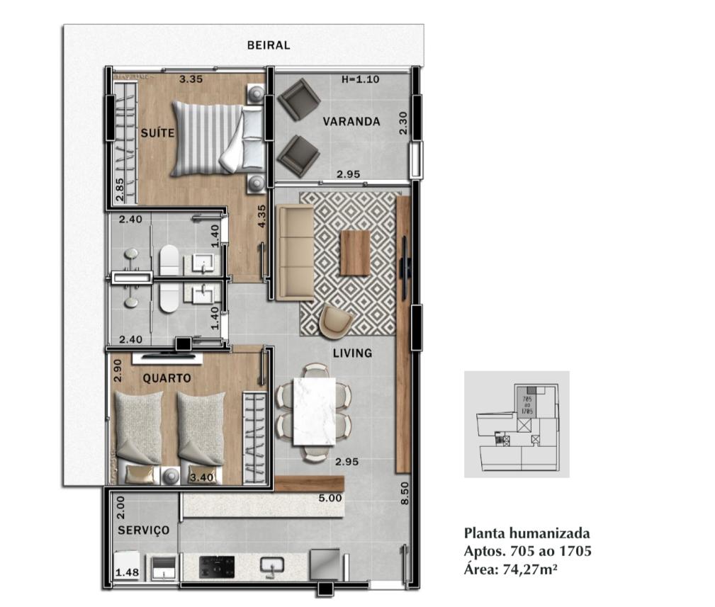 Planta -  - Viviane Campos