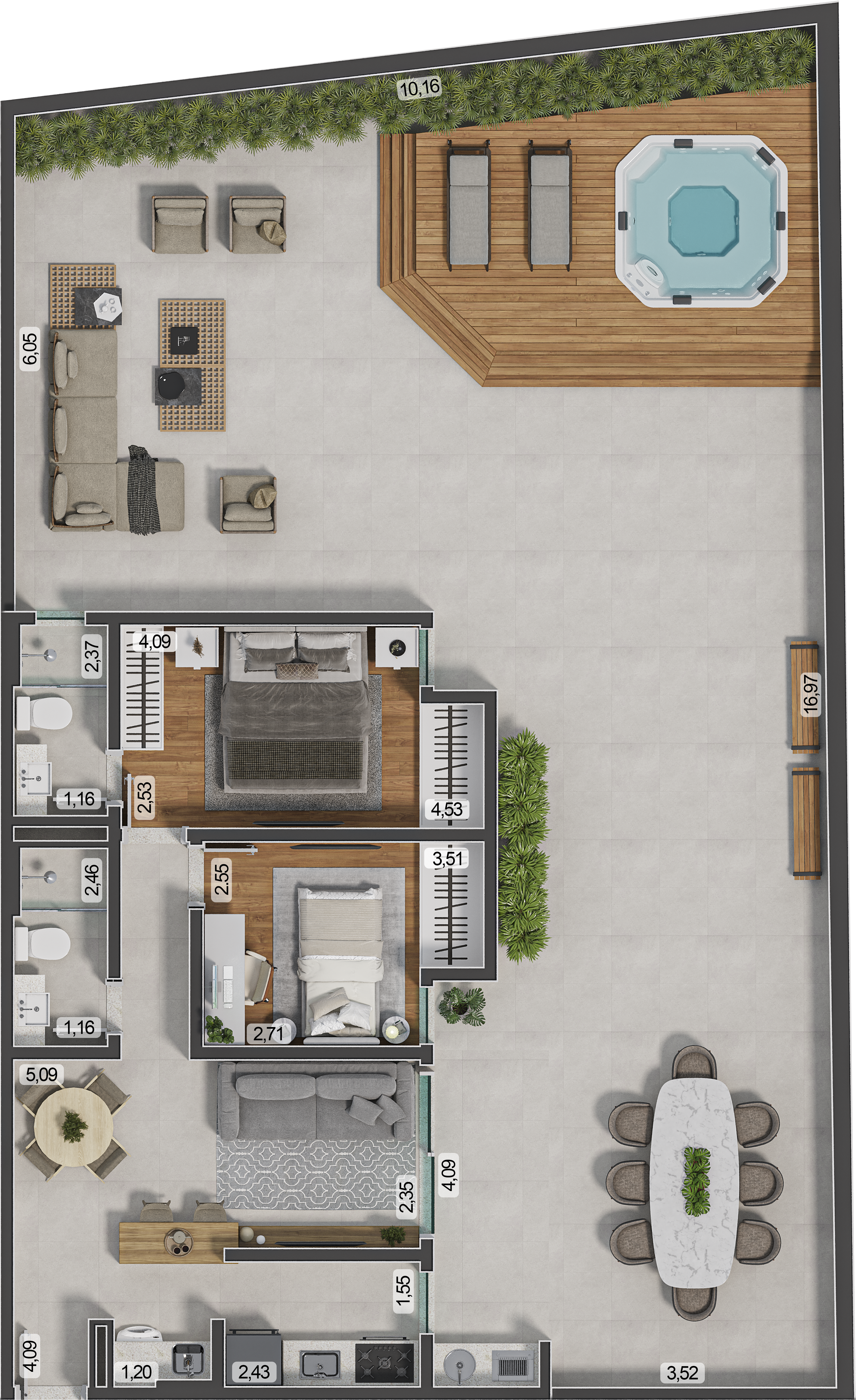 Planta -  - Viviane Campos