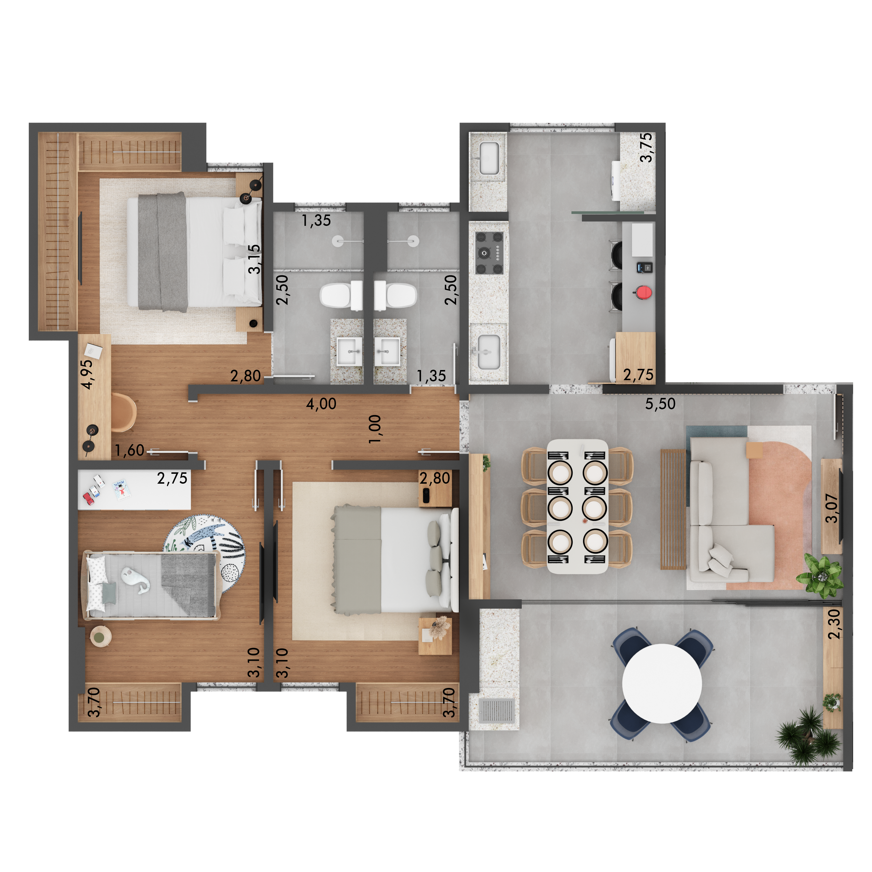 Planta -  - Viviane Campos