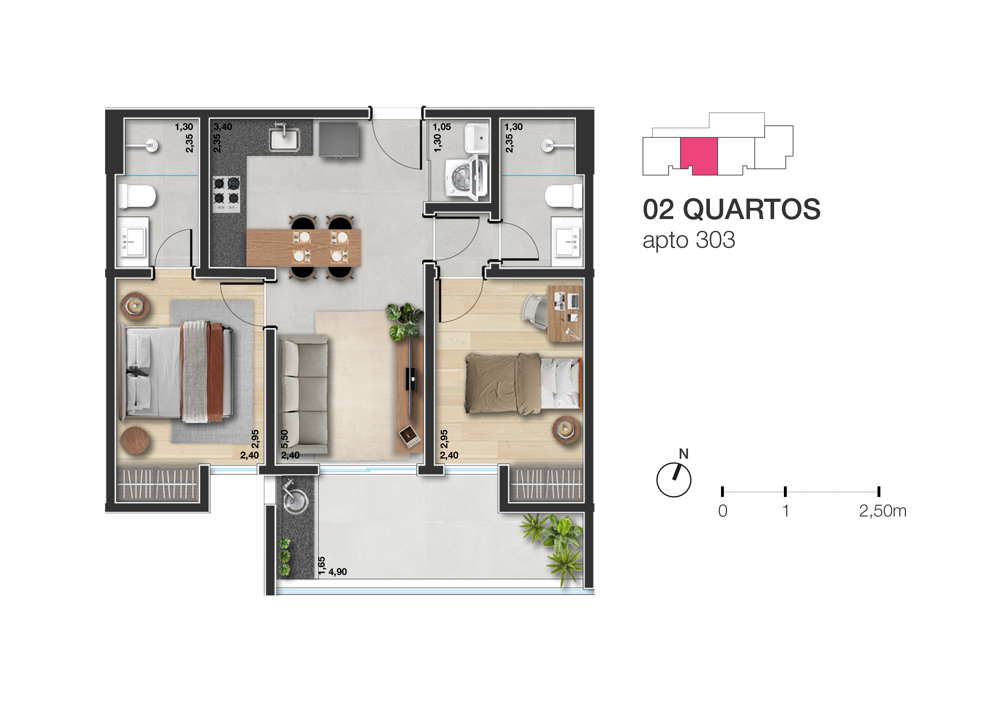 Planta -  - Viviane Campos