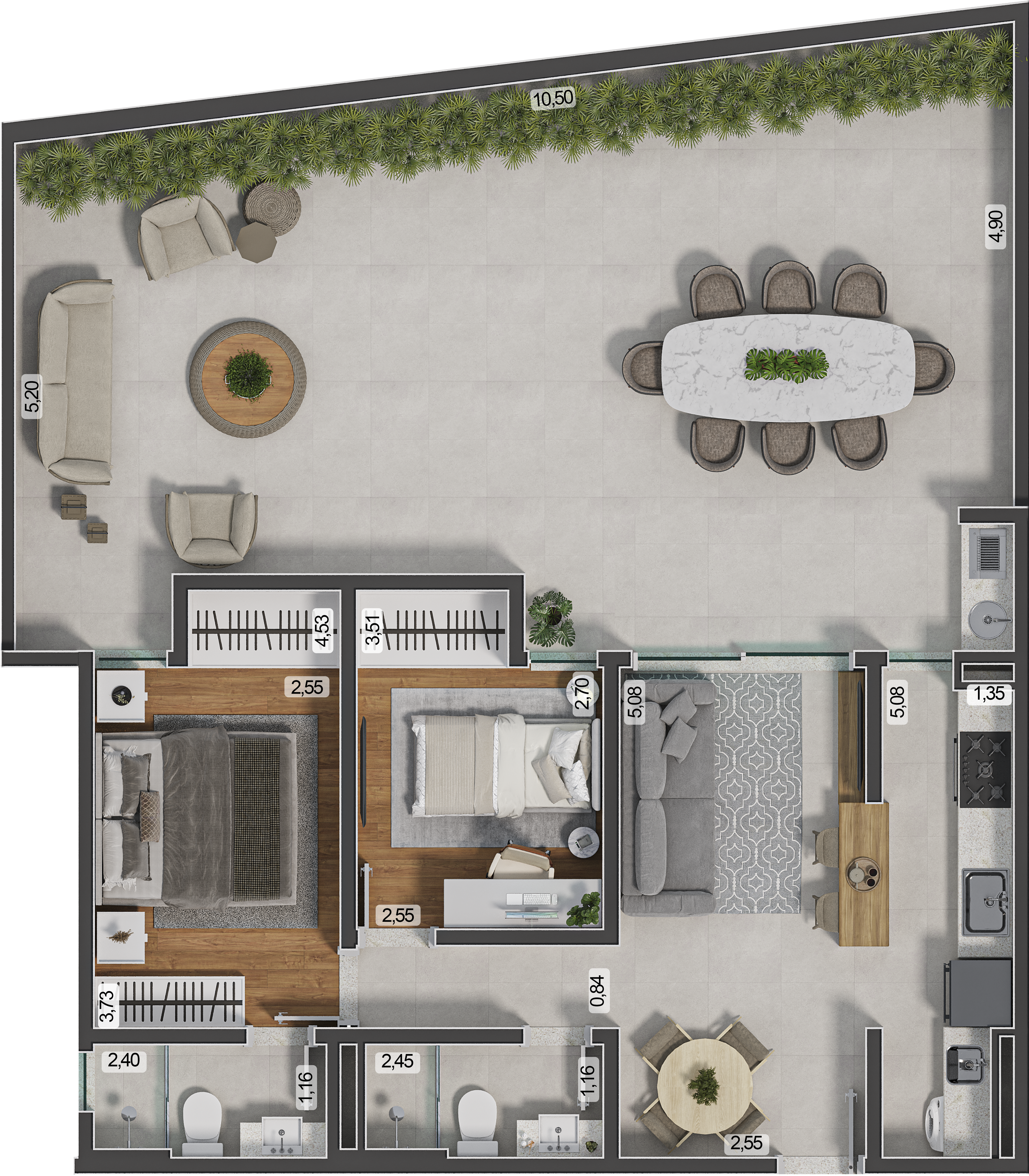 Planta -  - Viviane Campos