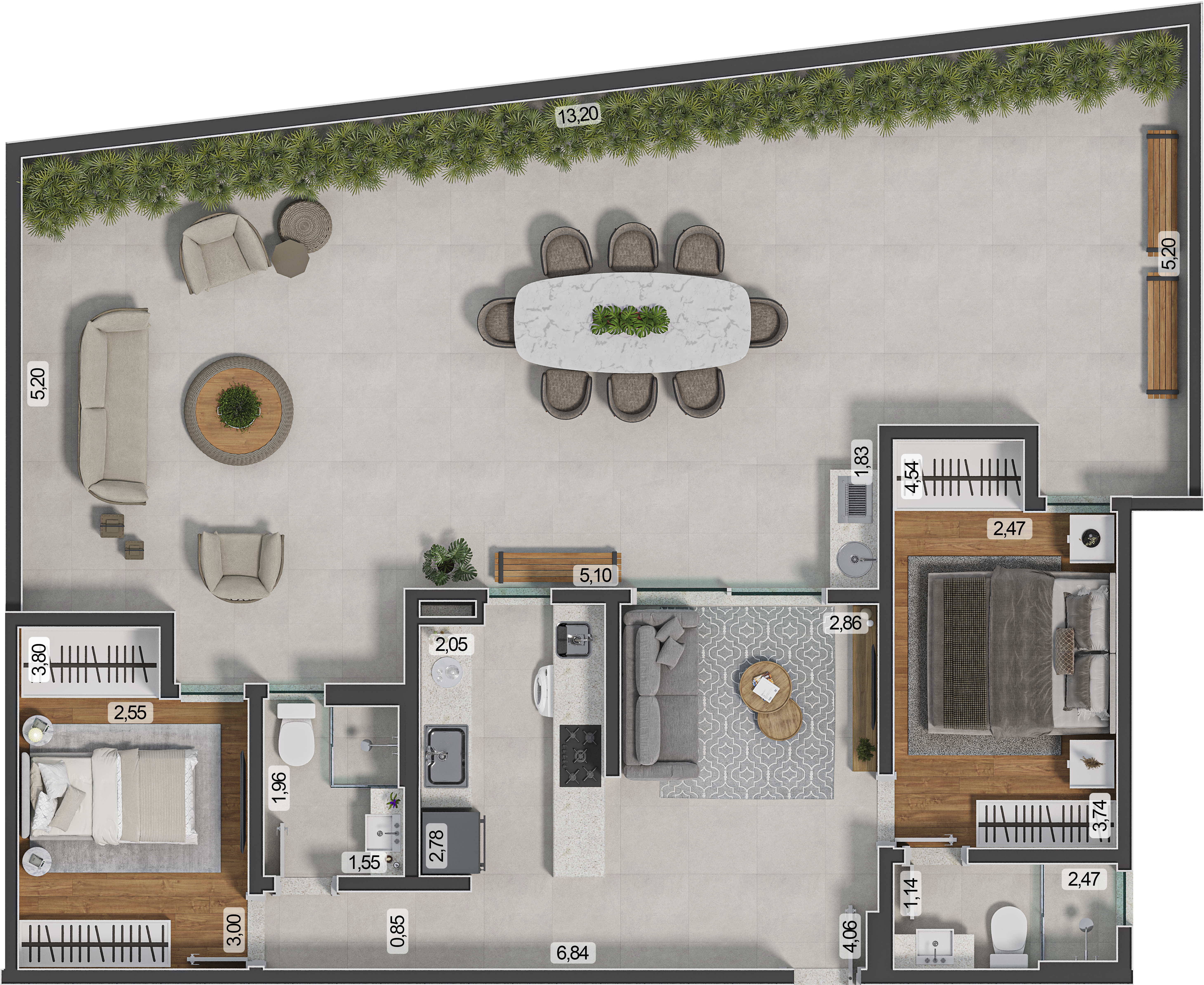 Planta -  - Viviane Campos