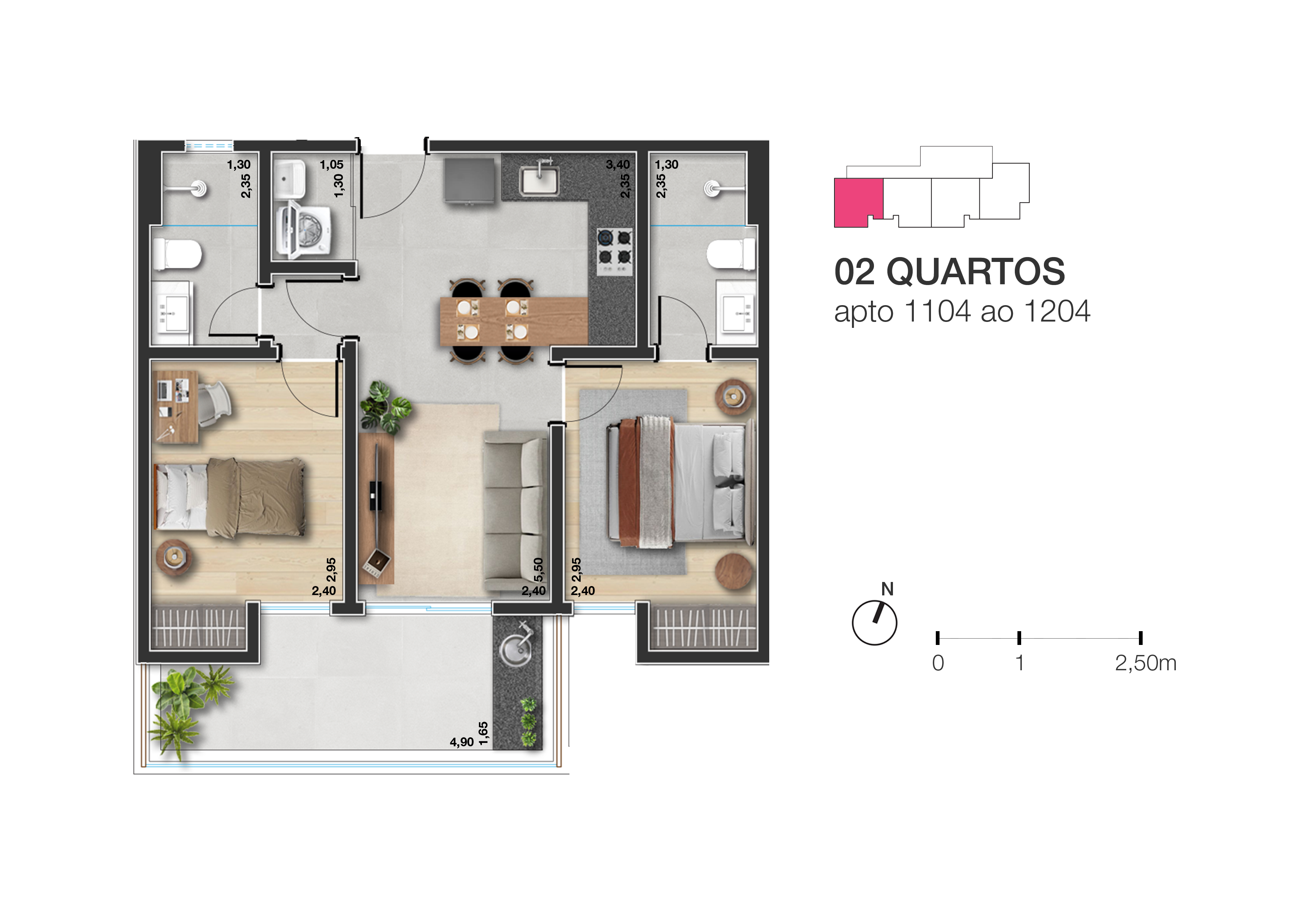 Planta -  - Viviane Campos