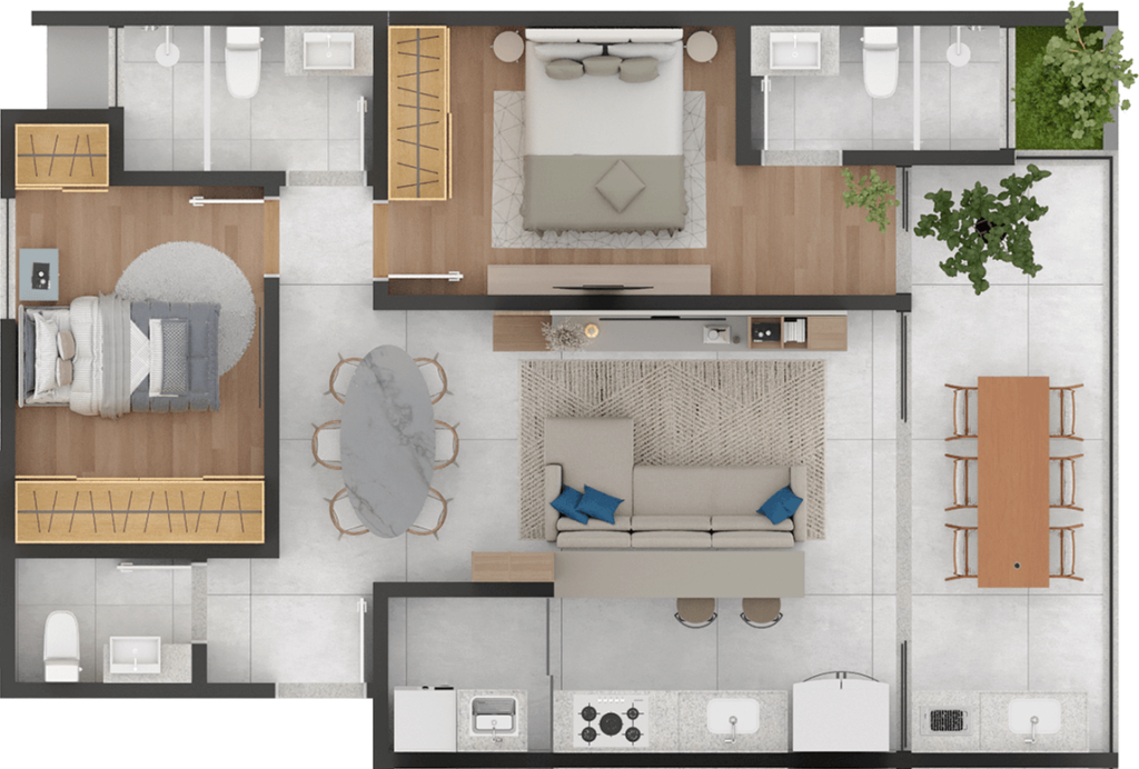 Planta -  - Viviane Campos