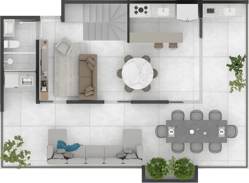 Planta -  - Viviane Campos