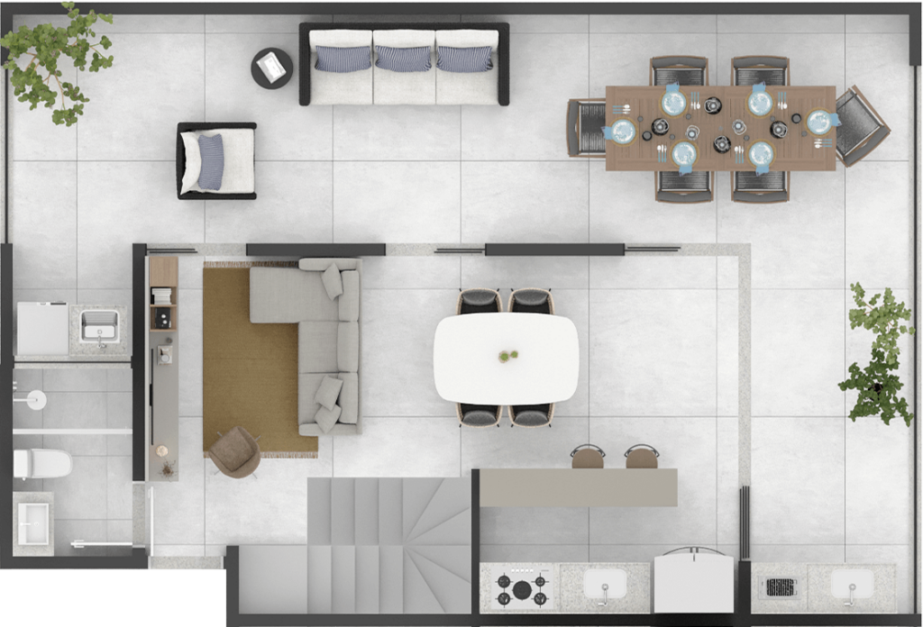 Planta -  - Viviane Campos
